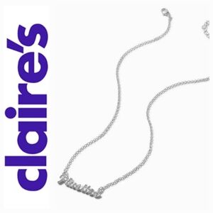 Mean Girls™ x Claire's Silver-tone Plastics Pendant Necklace